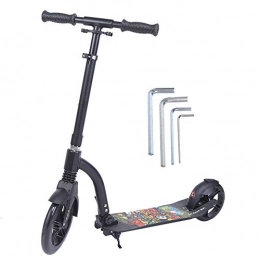 frenma ???????????????????????? ???????????????????????????????????? ???????????????????? Folding Scooter Black Two?wheeled Scooter High Reliability Easy to Carry Schoolyard Tool Equipment for Scooter