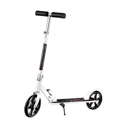 GAOTTINGSD Scooter GAOTTINGSD Scooters for Kids Scooters for Adults Folding Kick Scooter For Adult Teens Adjustable With Big Wheels, Road Work School, Men Women Boys Girls (Color : White)