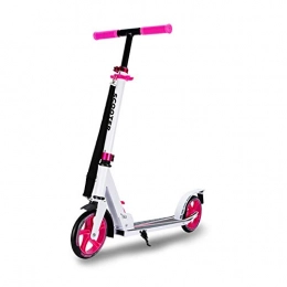 GAOTTINGSD Scooter GAOTTINGSD Scooters for Kids Scooters for Adults Folding Kick Scooter For Adult Teens Foldable And Adjustable With Strap Big Wheels, Road Work School (Color : Pink)