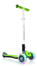 Globber Elite Scooter With Light Up Wheels - Lime Green