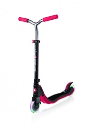 Plum Scooter Globber Flow 125 [My Too Fix Up] Scooter With Light Up Wheels - Black & Red