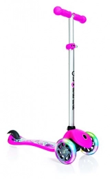 Plum Scooter Globber Primo Fantasy Lights Scooter - Large Flowers - Pink