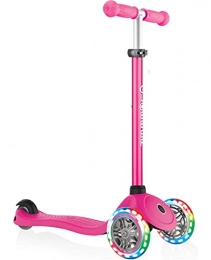 Plum Scooter Globber Primo Scooter with Light Up Wheels - Neon Pink