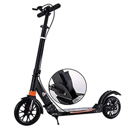 GuanLaoGe Kick Scooter for Adults, Foldable, Lightweight, Adjustable - Carries Heavy Adults 330 LB Max Load City Scooter Unisex with Disc Brakes,Gigh End