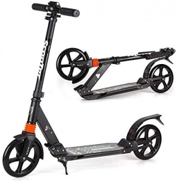 HAO KEAI Scooter HAO KEAI Kick Scooters for Teens / Adults Scooters Adult Black For Adults / Teens Big Wheels Foldable Durable Kick With Dual Suspension Support 300lbs Suitable For Age 8 Up Kids