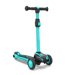 HiJsport Scooter HiJsport Children's scooter 2-12 years old baby 3 wheel scooter boys and girls scooter (Color : Blue)
