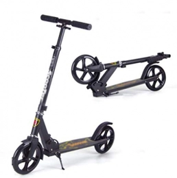 HUYYA Scooter HUYYA Scooter for Youth / Adult, Folding Kick Scooter 2 Wheel, Quick-Release Folding System, Shock Absorption Mechanism, Adjustable Height Kick Scooter, black
