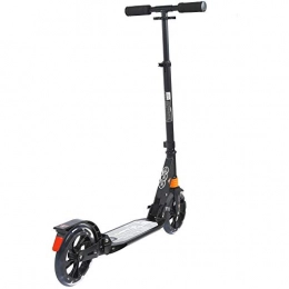 JIAHAOJJ Adult Scooters, Adult Scoot Air City Suspension Push Scooter Folding Large Wheels Ajustable 104cm