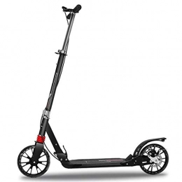 Kick Scooter Adult Big 230mm Wheel Scooter, Adult Kick Scooter with Foot Brake+ Hand Brake Disc Brake +Foldable Handle -Instant Fold to Carry Out Max Load 150kg