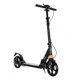 Kick Scooters Scooter Kick scooters Black Adults with 2 Big Wheels, Lightweight Easy Folding Stunt Scooters, for Child Aged 12+