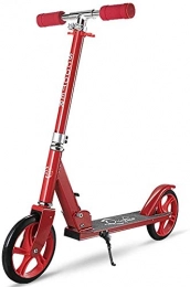 LBWARMB Scooters for Kids Scooters for Adults Girl Woman Kick Scooter With Big Wheels Foldable Height Adjustable Commuter Scooter Gift For Girls And Boys - Supports 200 Lbs (Color : Red)