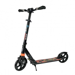 Leetianqi Scooter Leetianqi Adult Commuting Kick Scooter Foldable Lightweight With 2 Big PU Wheels