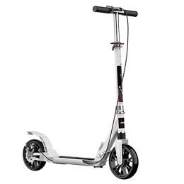 LIYANJJ Kick Scooters Walking Car 2-Wheeled Scooter w/Front and Rear Dual Brakes, Inflatable Wheels, Steel Frame, Wide Standing Board， for Commuter