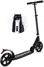 lqgpsx Scooter lqgpsx Kick Scooter for Adult Youth Kids - Foldable Adjustable Portable Teen Kick Scooter with Big Wheel, Birthday Gifts for Kids 8 Years Old and Up, Support 220 lbs (color : Black)