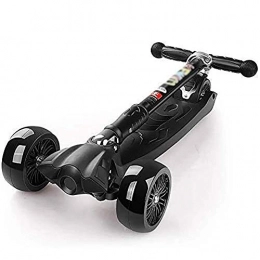LYC Scooter LYC Scooter Bars, Adult Scooter, Scooter Wheels, Kick Foldable Kids for 100Kg Capacity, Adjustable Handle, Shock Absorption Kick with Pu Flash Wheel, Sensitive Rear Brake