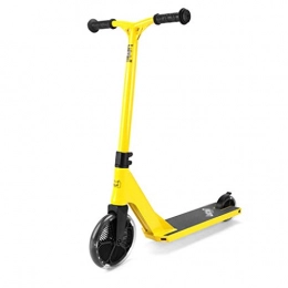 LYLY Scooter LYLY Children's Scooter Pedal Aluminum Material Big Wheel Flashing Adjustable Scooter for 5-12 Years Old Boys and Girls (Color : Yellow)