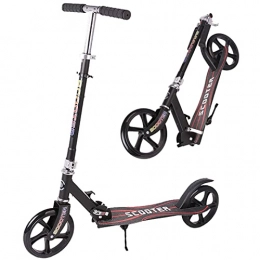 MAGJI Scooter MAGJI Adults / Teens Kick Scooter with Rear Fender Brake, Lightweight Foldable Scooter for Commuting, Durable Scooters with Big Wheels