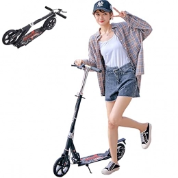MAGJI Scooter MAGJI Lightweight Kick Scooter for Commuting, Foldable Adult Scooter with Kickstand & Brakes, Shock Suspension Scooters, Easy to Assemble