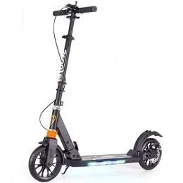 MAGJI Scooter MAGJI Youth Kick Scooter with Large 8" Wheels, Shock Suspension Scooter for Commuting, Lightweight Sport Scooters with LED Light-up Deck