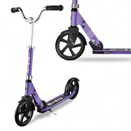 Micro Scooter Micro Cruiser Scooter Purple Wide Handlebars Easy Steering Big Wheels 5-10 Years Boy Girl