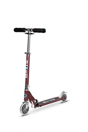 Micro Mobility Micro Scooter for Children from 5 Years Aluminium Red LED Wheels Autumn Red SA0209