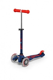 Micro Scooter Mini Deluxe Navy Tilt and Turn Lightweight Kick Childrens Kids Scooter