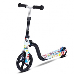 MJJCY Scooter MJJCY Scooter for Kids Big Wheels Scooter Folding Kick Scooter for Toddlers 3-8 Year with Adjustable Height Lightweight Scooter Gift (Color : Color 1)