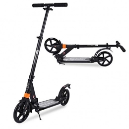 MOPAI Adult Scooter, Height Adjustable Stunt Scooter | Trick Scooter With Oversized Wheels, Youth Folding Scooter Black Kick Scooters Max Load 100kg.For Teenagers Adults and Children over 10.