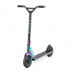 Osprey Scooter Osprey Neo Chrome Dirt Scooter, All Terrain Trail Adult Scooter with Chunky Off Road Tyres, Neo Chrome