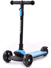 papasbox Scooter papasbox Scooters for Kids, Foldable Kick Scooter, Toddlers and Kids Toys for 1 Year Old and Up, 4 Heights & Light Up Wheels（blue）