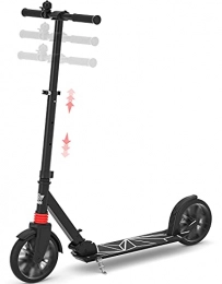 Peradix Kick Scooter for Kids and Adults Ages 8+, 4 Adjustable Height Teenagers Scooters, 200mm Big Wheels Foldable Scooter, Set for Children