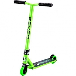 Rexco Scooter Rexco Fixed Bar Pro Stunt Scooter Street Jump Push Trick Kids Childrens Adults Abec-7 Bearings (Green)