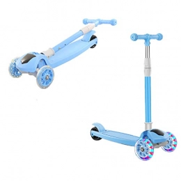 rff Scooter rff 4-wheel kick scooter for children aged 2-14 using height adjustable foldable LED light wheel to support multi-color within 80 Kg weight