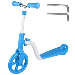 ROMACK Scooter ROMACK Folding Inline Scooter Light Weight Folding Commuter, Children Exercise, Outdoor Sports Exercise(Blue two-wheeled scooter)
