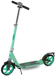 Scooride Scooter Scooride Jiffi J-40 Adult Scooter Big Wheel, Foldable and Portable Adjustable Height for Teens Adults Kick Scooter, Extra Large 2 Wheel Scooter, Green, SRJ01-GN