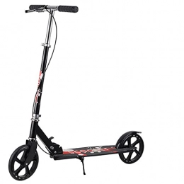  Scooter scooter Adult Scooter, Enlarged Pu Wheel Design, Non-Slip And Wear-Resistant Large Wheels, Strong And Firm, Strong Carrying Capacity(Color:black)