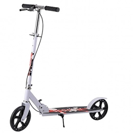  Scooter scooter Adult Scooter, Enlarged Pu Wheel Design, Non-Slip And Wear-Resistant Large Wheels, Three Gear Of Height Free Adjustment(Color:White)