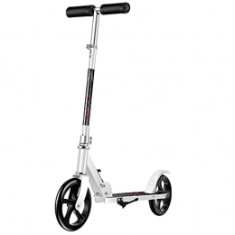  Scooter scooter Anti-Slip Scooter, Third Gear Height Adjustment, Foldable Design With Anti-Slip Wear-Resistant Wheels, Easy To Pass On All Kinds Of Roads(Color:White)