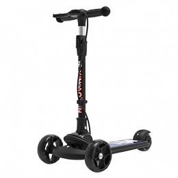  Scooter scooter Children's Scooter, With Flashing Wheels, Safety Double Brake Scooter, Suitable For Children Aged 3-10(Color:black)