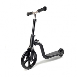 KHUY Scooter Scooter for Kids, Adjustable Height, 2 Wheels Kick Scooter for Girls & Boys 1-6 Years Old, Upgrade Toddler Scooter with Quick-Release Folding System (Color : Black)