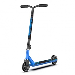 Scooter Scooter Scooter Kick Smooth-riding Stunt Kick, Adults and Teen All Terrain Off-road for Ages Over 6 Years Old, Textured Non-slip Deck (Color : Blue)