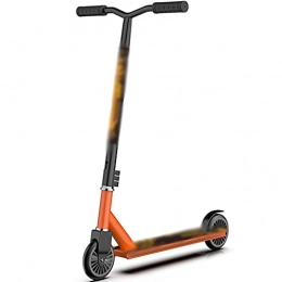  Scooter Scooter Lightweight Kick Scooter Adult Scooter With Nylon Wheels, 2-wheel Professional Pro Scooter, Fancy Play Trick Scooters (Color : Orange, Size : 66.5 * 46 * 86cm)