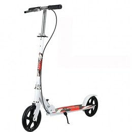  Scooter scooter Urban Scooters, Anti-Skid Pedal Design, Stand More Stable, Flexibly Adjust The Height Suitable For Different Groups Of People(Color:White)