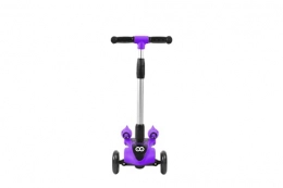 Voyager Scooter Voyager Streamer Three Wheel Adjustable Height Kick Scooter with Light Up Wheels and Mist