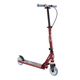 WJJ Scooter WJJ Folding Scooter for Kids Kick Scooter For Adult Teens Children Foldable And Adjustable With Big Wheels, Road Work School (Color : Red)