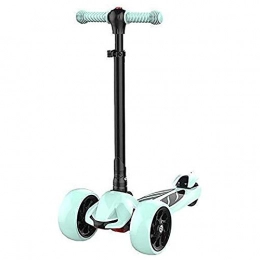 WJJ Scooter WJJ Folding Scooter for Kids Scooter Bars, Adult Scooter, Scooter Wheels, Kick Folding for Toddlers, Shock-Absorbing Kick with Adjustable Handlebar and Lighted Pu Wheel, 220 Lbs Capacity, Best Gift for K