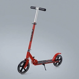 WTTO Scooter WTTO Kick Scooter, Folding Scooters for adults Non-slip tray Height adjustable City Scooter 20cm Wheel And practical choice for any teen or adult, Red