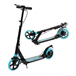 WYJ Folding children's scooter, Folding Commuter Scooter with 8'' Tyre, Scooter with ​3 adjustable height, Scooter ​Offroad, Kick Scooter for adult & Teens