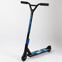 XCVMKH Scooter XCVMKH Unisex Extreme Racing Scooter, High Impact PU Wheels, Bicycle Handle Aluminum Alloy Scooter, Red / blue Cool Stunt Scooter, Widened and Thick Pedals, Suitable for People over 8 Years Old