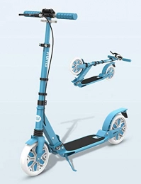 YF-Mirror Scooter YF-Mirror XXL Wheel Scooter - Pro City Scooter, Foldable Street Scooter, Height Adjustable Handle, 2 Big Wheels, Kick Scooter for Adults and Children, 220lbs Capacity